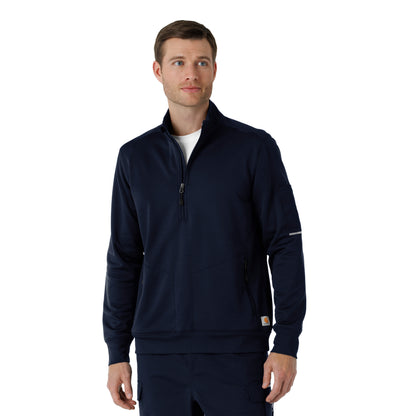 Rugged Flex C86912 Men's Half Zip Dark Navy