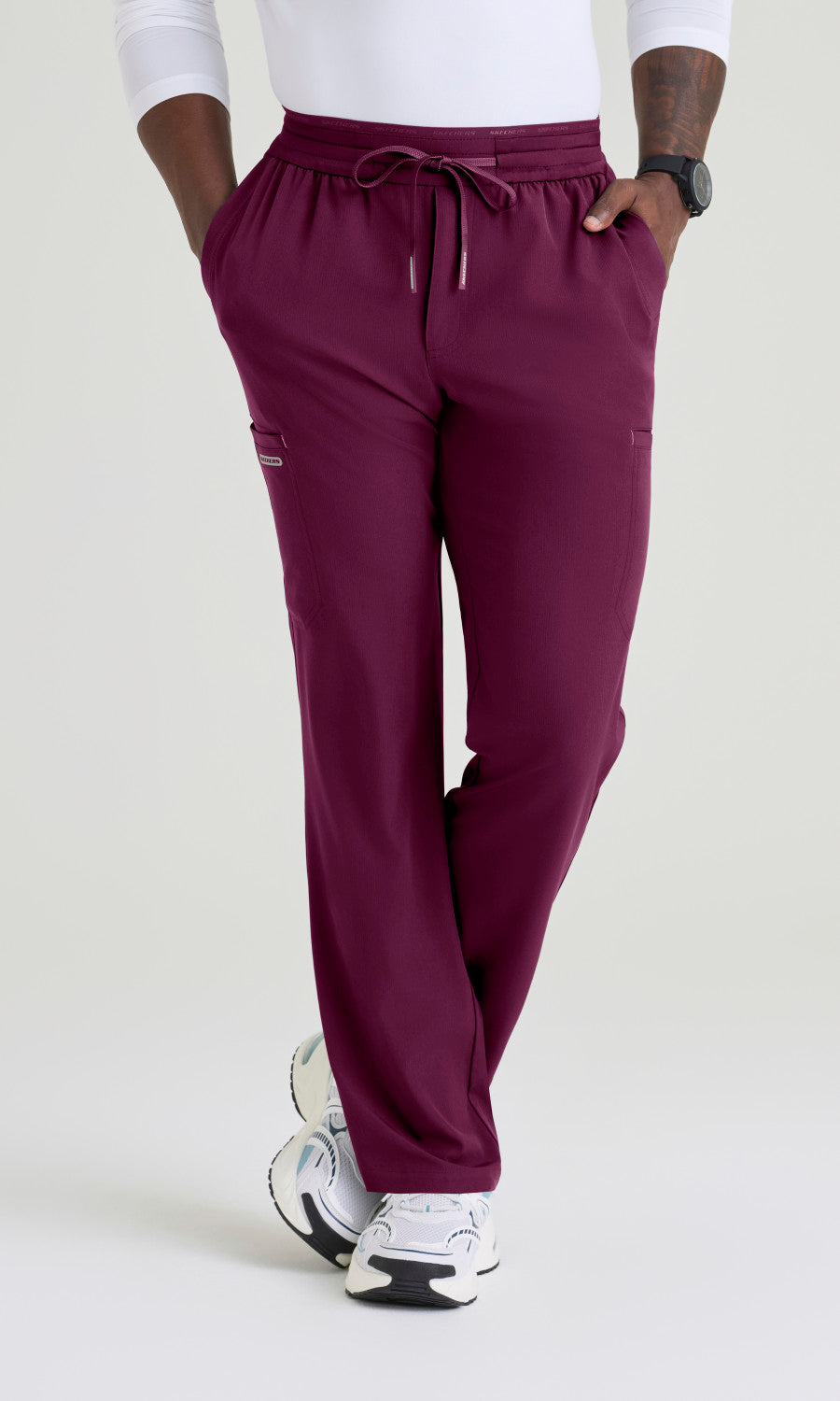 Skechers SKP736 Merit Pant Wine - front