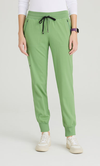 Grey's Anatomy Spandex Stretch GRSP537 Eden Jogger Sweet Basil
