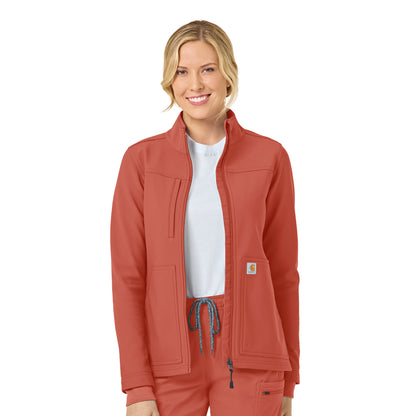 Rugged Flex C81023 Women's Bonded Fleece Jacket Dusty Cedar