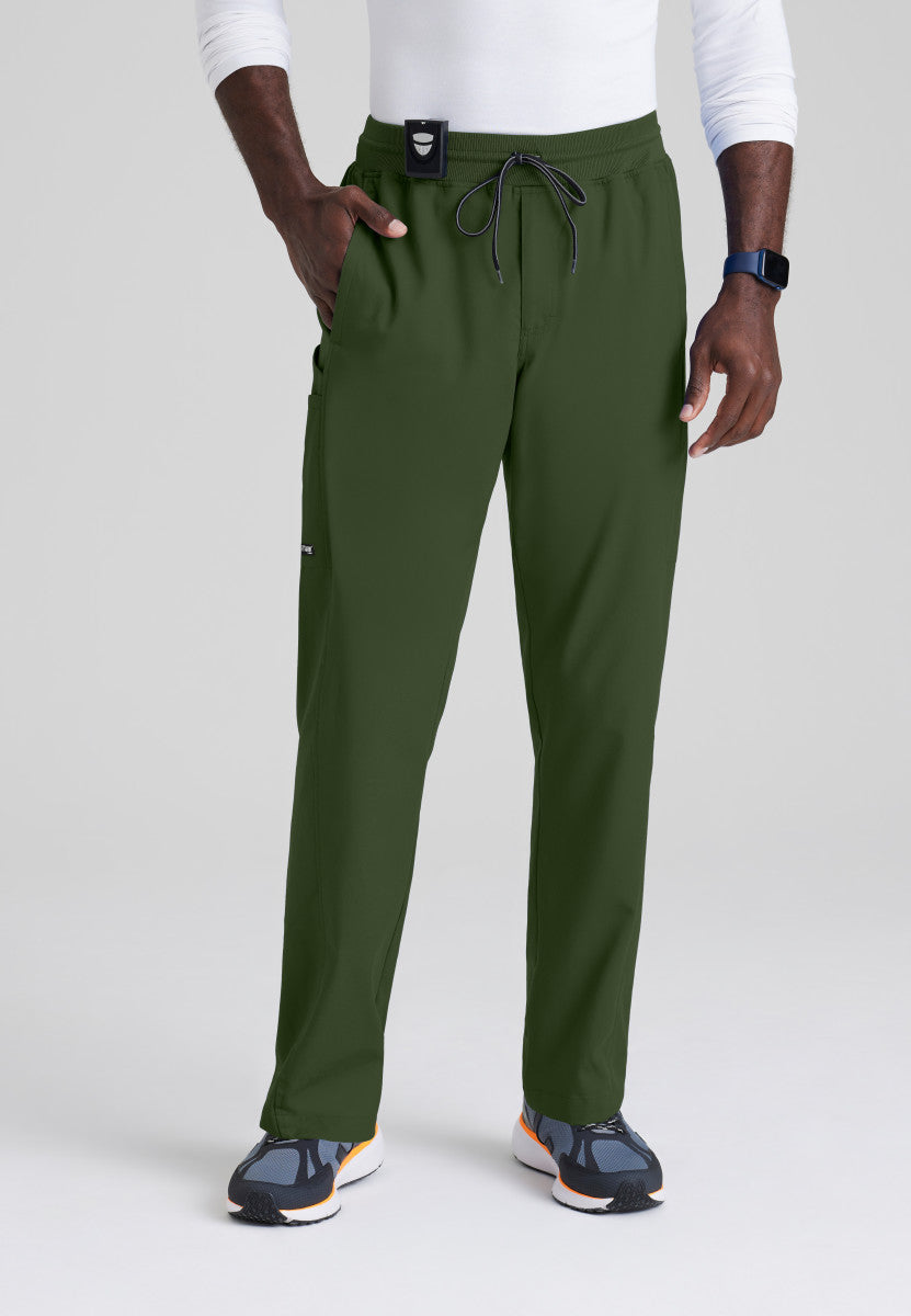 Greys Anatomy Stretch GRSP617 Hudson Scrub Pants Olive