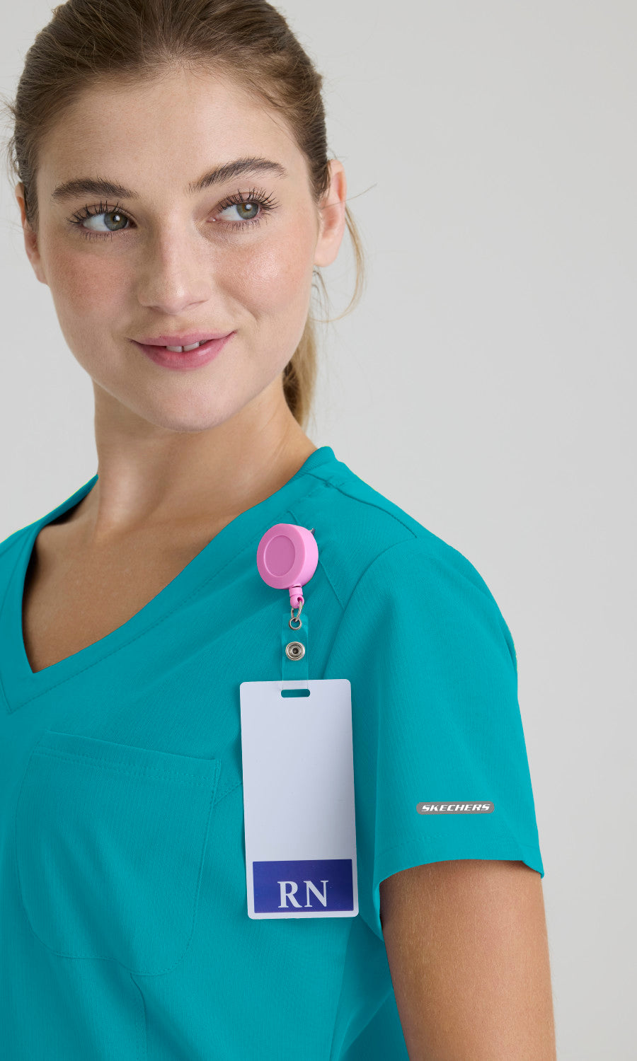 Skechers SKT147 Dignity Scrub Top Teal