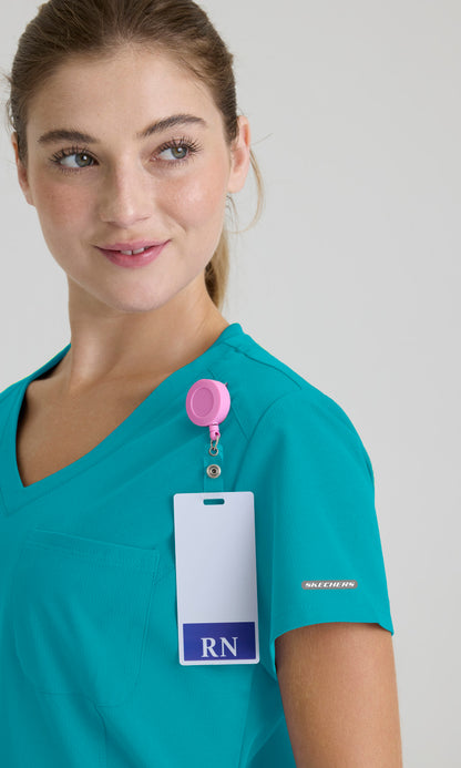 Skechers SKT147 Dignity Scrub Top Teal