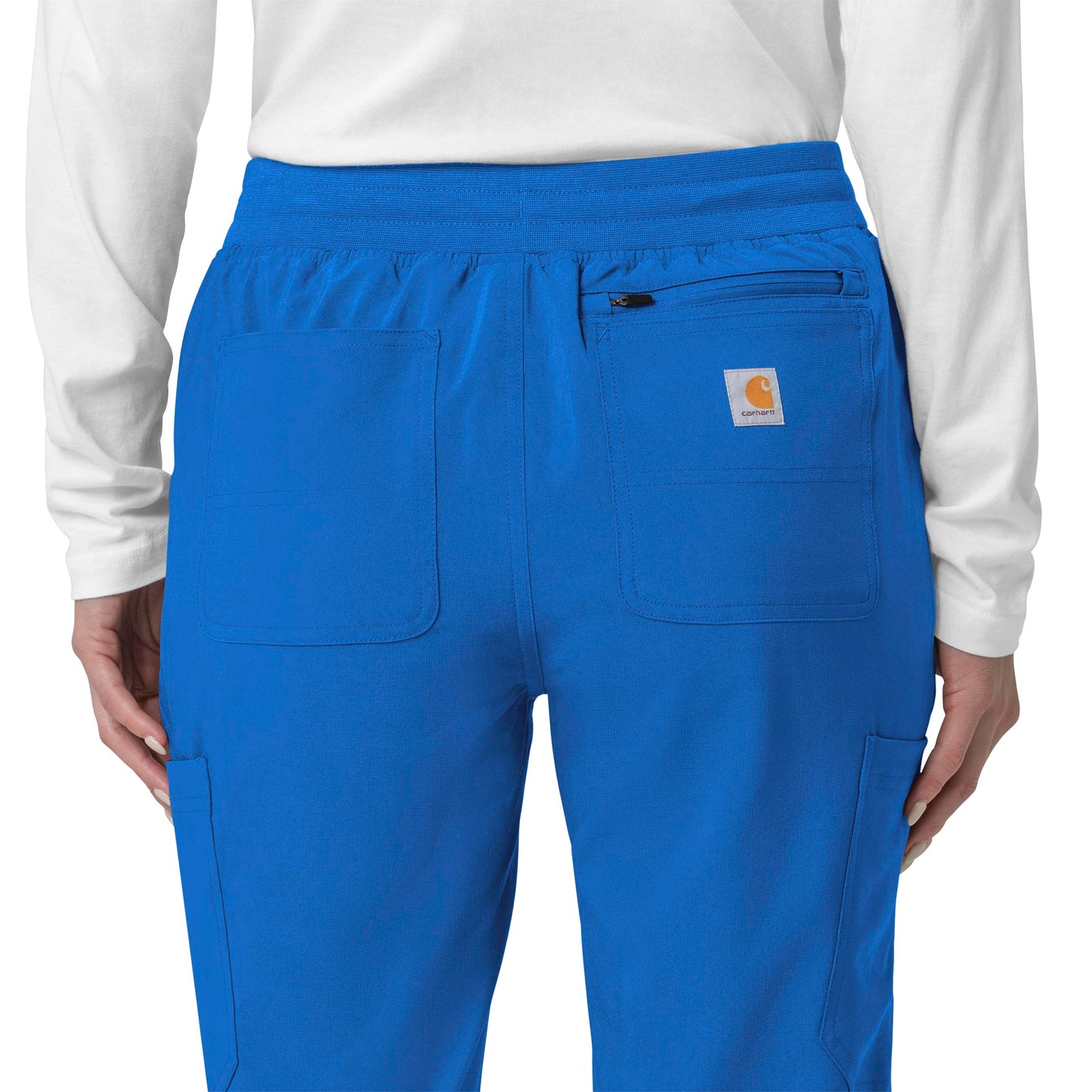 Force Cross-Flex C53110 Cargo Jogger Scrub Pants Royal Model Image Alternate | Carhartt