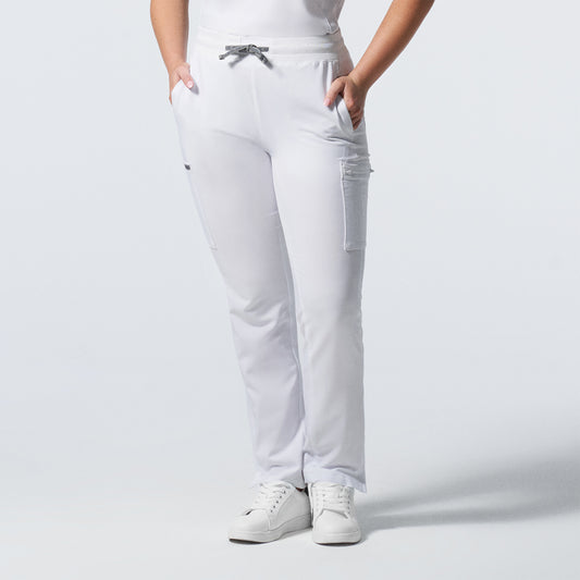 Forward LB400 Women's Cargo Scrub Pants White Image