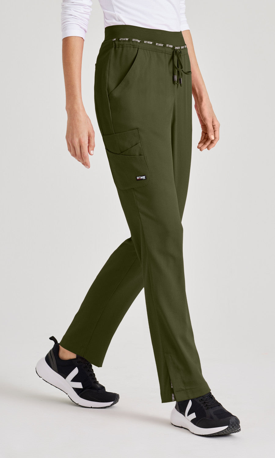 Grey's Anatomy Stretch GRSP526 Serena Scrub Pants Olive