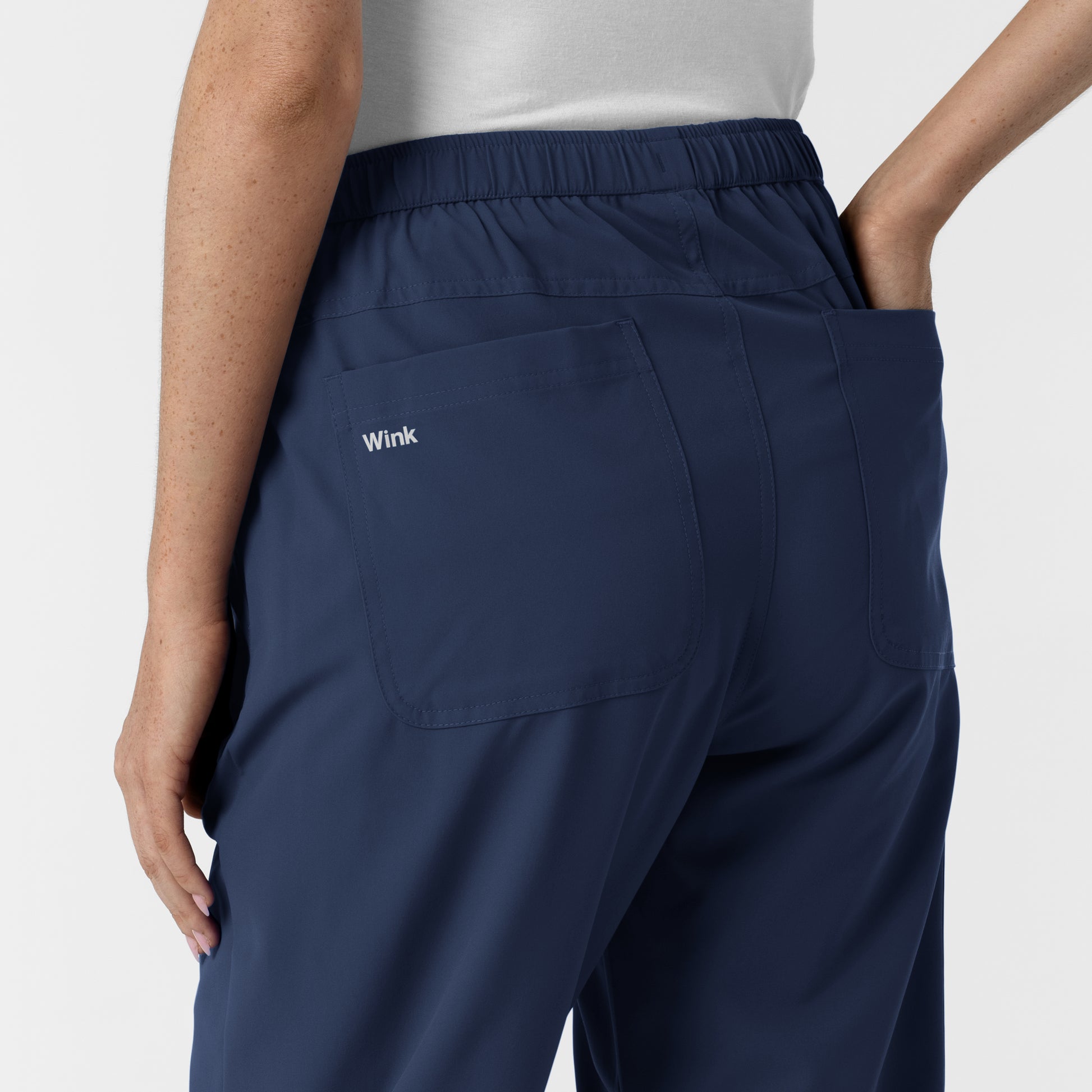 NURTUR 5280 Women's Slim Leg Scrub Pants Navy