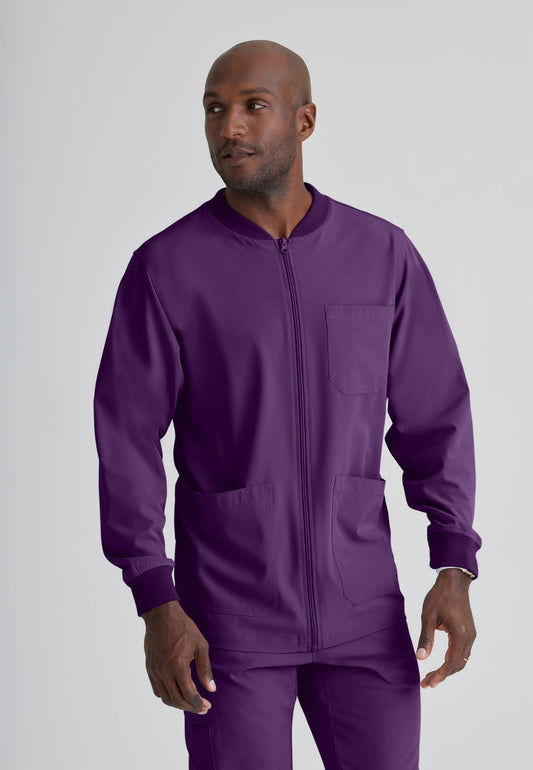 Skechers SK0408 Structure Scrub Jacket Eggplant