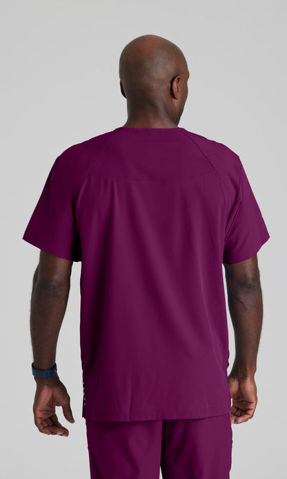 Barco One 0115 Amplify Scrub Top Wine