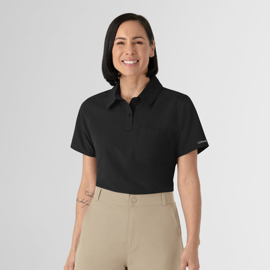 NURTUR 6480 Women's Polo Black