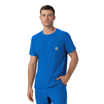 Force Cross-Flex C16510 Men's Crew Neck Scrub Top Royal
