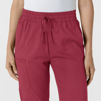 Boundless 5251 Women's Bootcut Scrub Pants Ruby