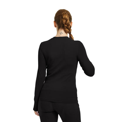 Forward LT103 Women's 1 Pocket Long Sleeve Tee Black Image