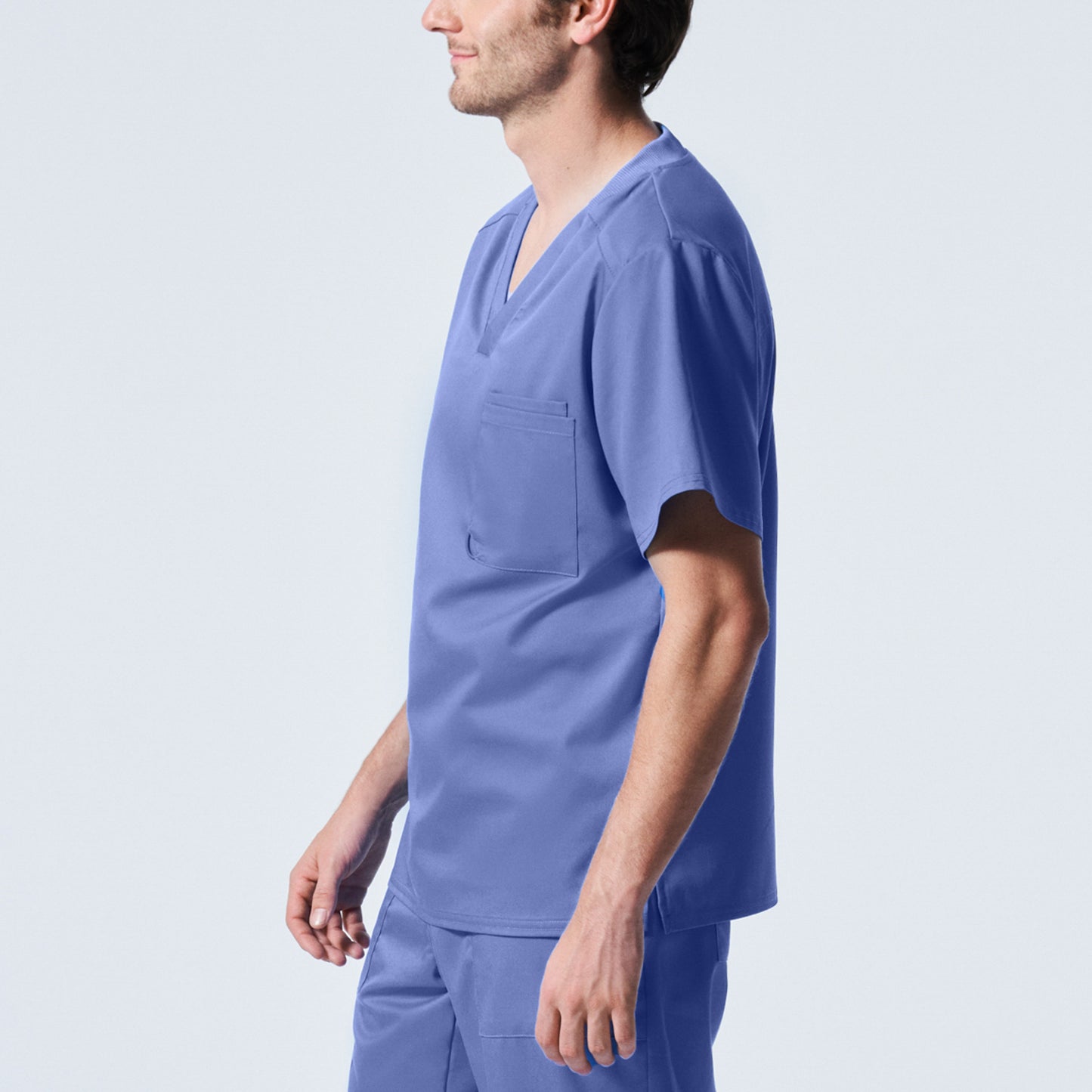 ProFlex LT108 Men's 2 Pocket V Neck Scrub Top Ceil Image