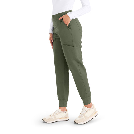 ProFlex LB406 Women's Jogger Scrub Pants Olive Moss Image