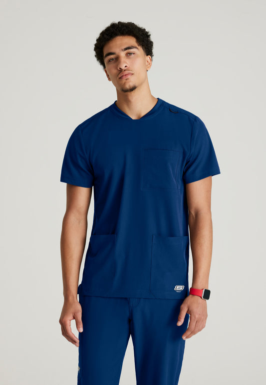 Skechers SKT193 Thesis Scrub Top Navy