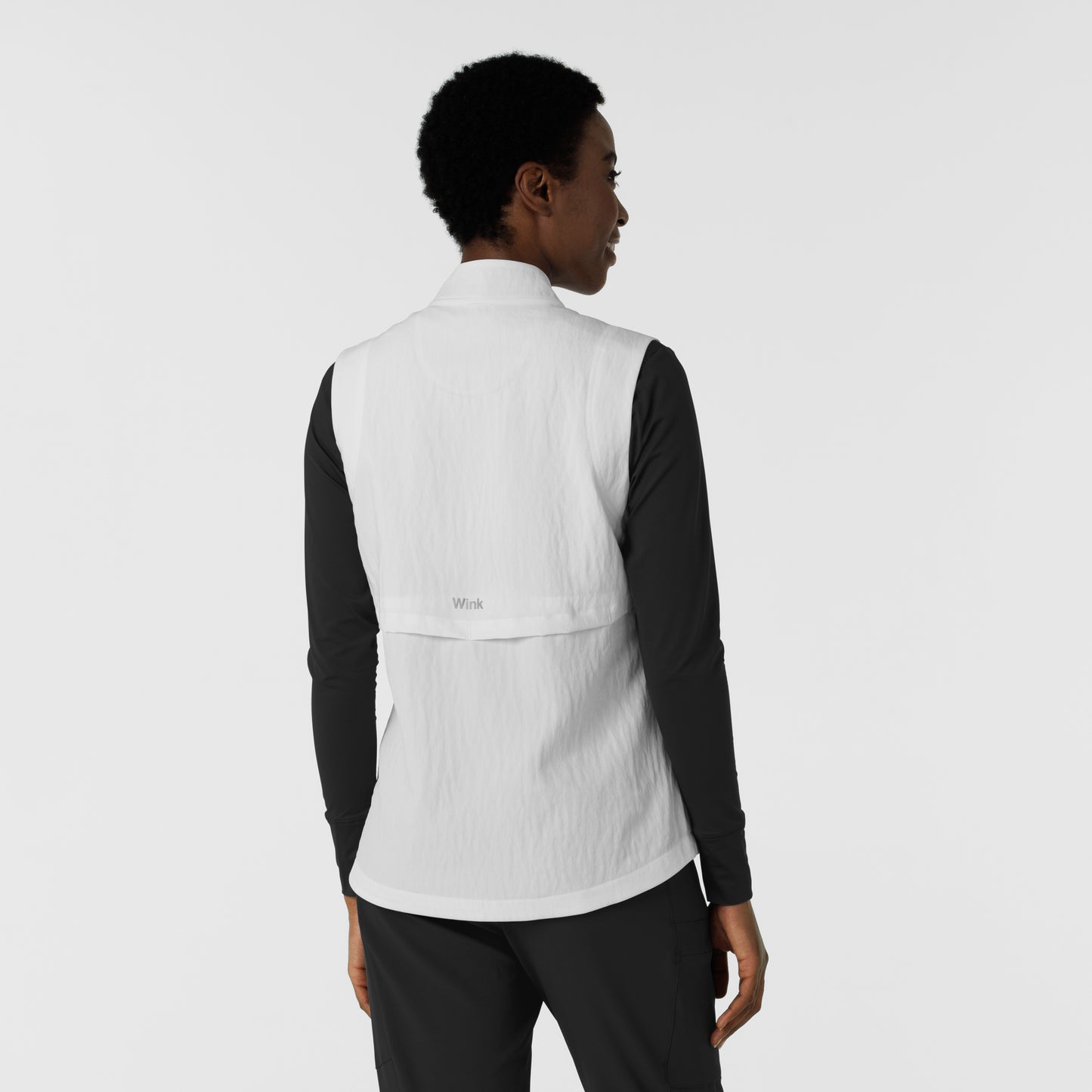 Layers 8214 Women's Everything Everywhere Scrub Vest White