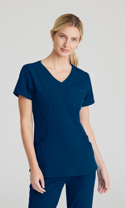 Skechers Vitality SKT064 Charge Scrub Top Navy