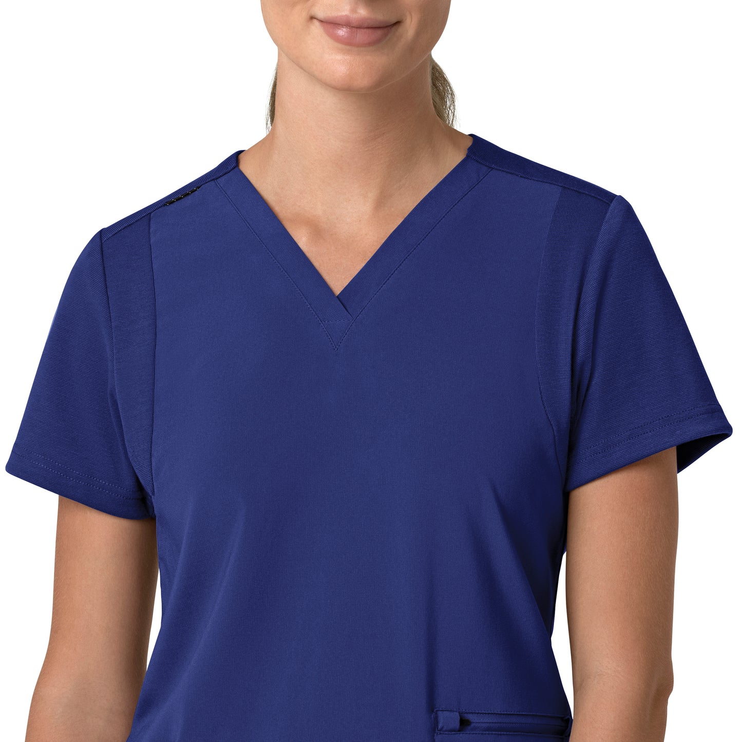 Force Cross-Flex C13210 Women's Flex Panel V-Neck Scrub Top Galaxy Blue