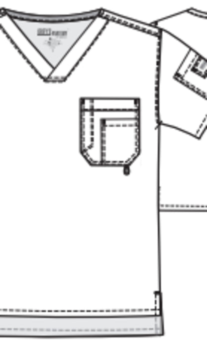 Grey's Anatomy Classic 0107 Preston Scrub Top New Royal