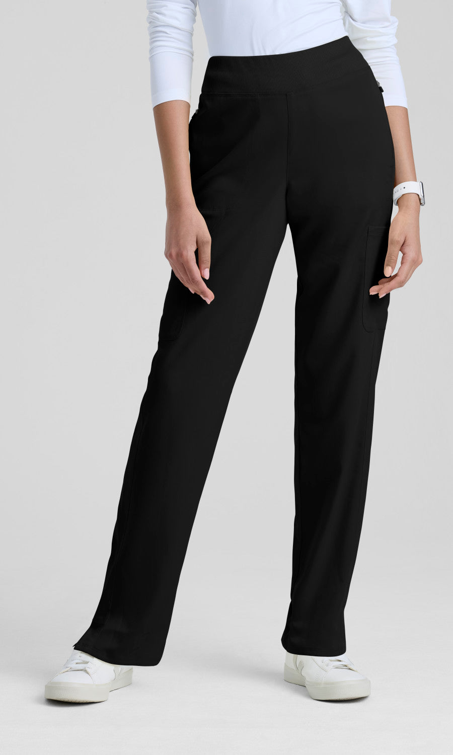 Grey's Anatomy Stretch GRSP758 Irene Pant Black - front