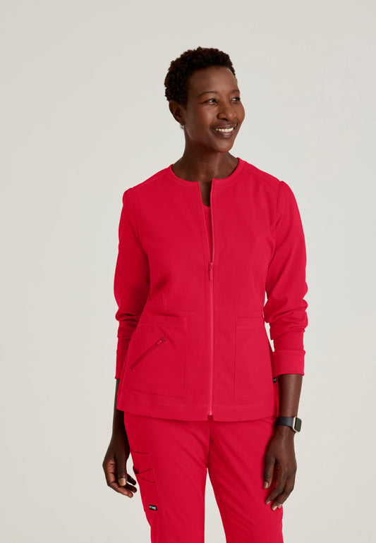 Greys Anatomy Stretch GRSW017 Millie Jacket Scarlet Red