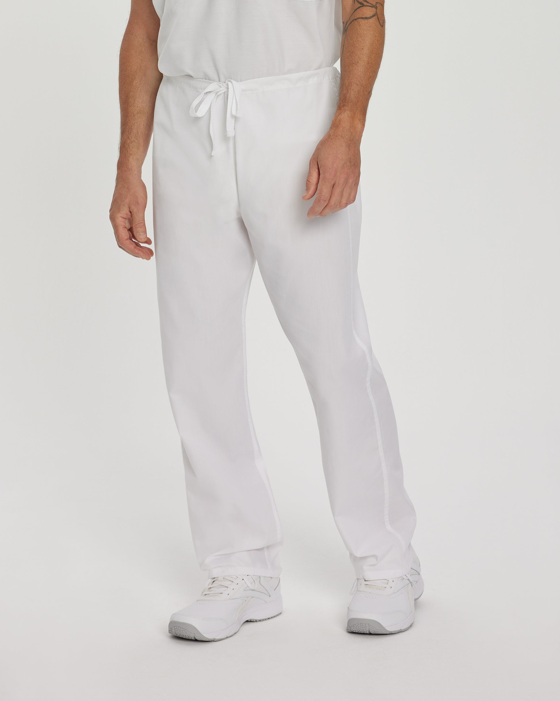 Essentials 7602 Unisex Reversible Scrub Pants White Image