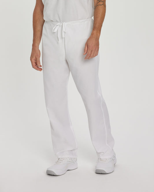 Essentials 7602 Unisex Reversible Scrub Pants White Image