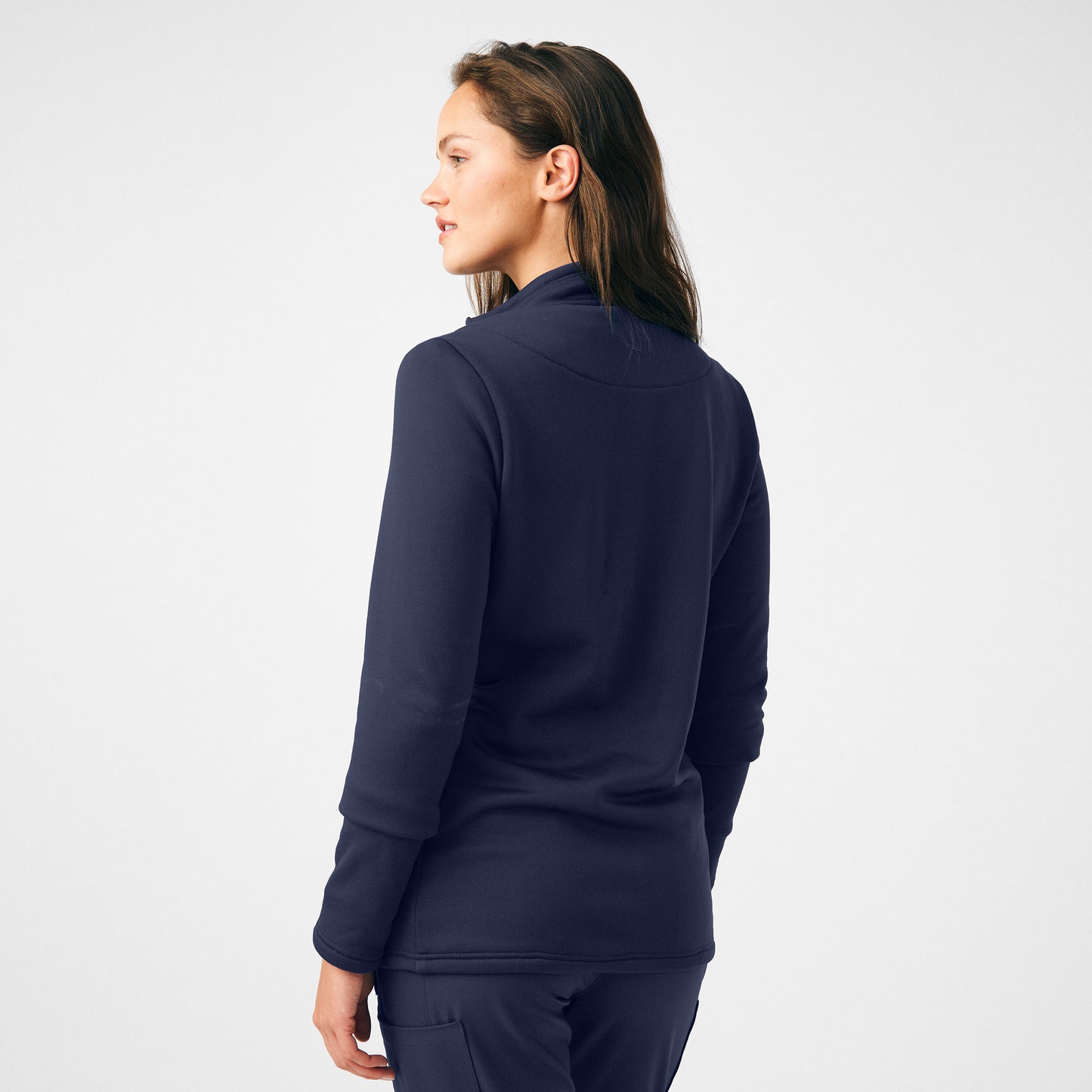 Forward LJ708 Women's 5 Pocket Scrub Jacket Navy Image