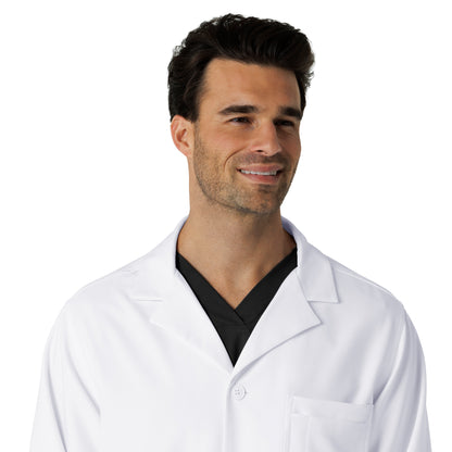 Lab Coats C71005 Men's Consultation Lab Coat White Model Image Left Side | Carhartt