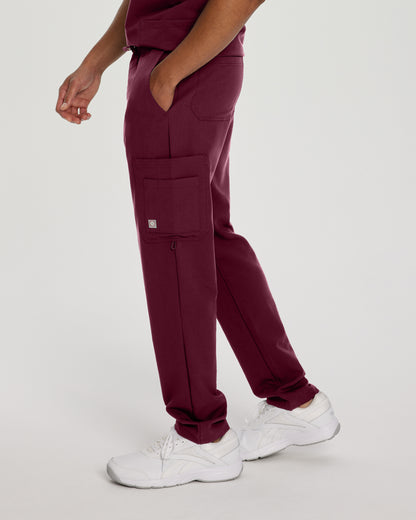 V-Tess 227 Men's Cargo Scrub Pants Wine Image