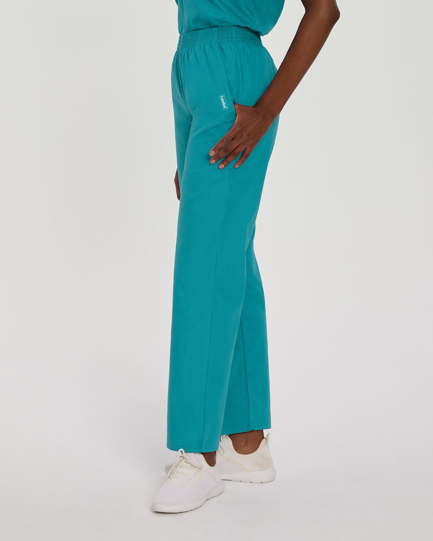 Essentials 8327 Women's Scrub Pants Teal Image