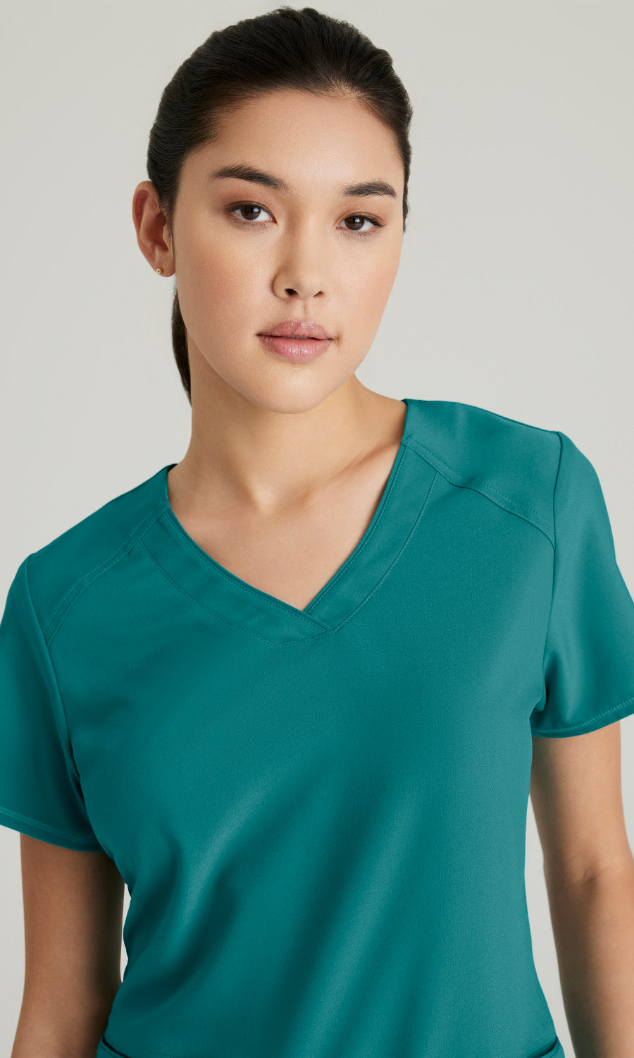 Grey's Anatomy Evolve GSST180 Rhythm Scrub Top Teal