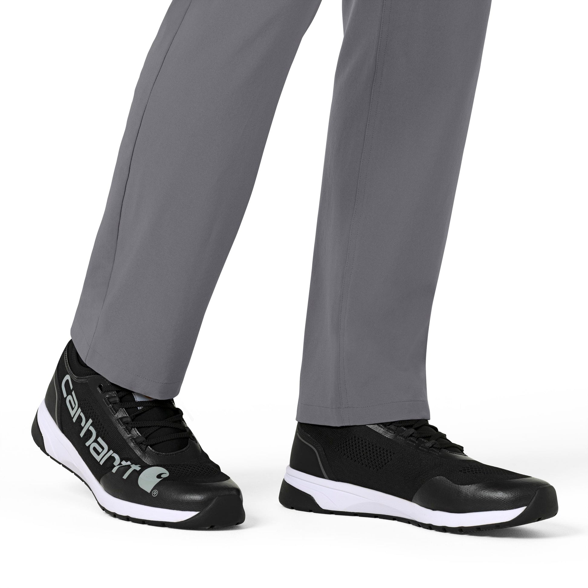 Force Cross-Flex C56410 Men's Straight Leg Scrub Pant Pewter Model Image Alternate | Carhartt