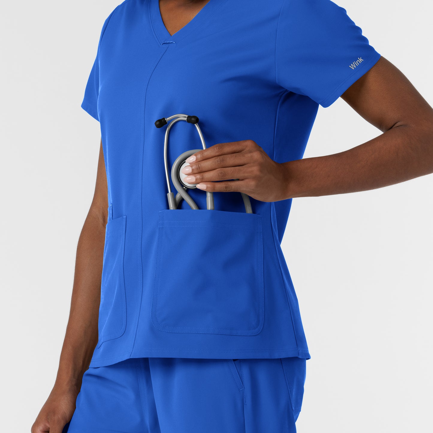 NURTUR 6180 Women's V-Neck Scrub Top Royal