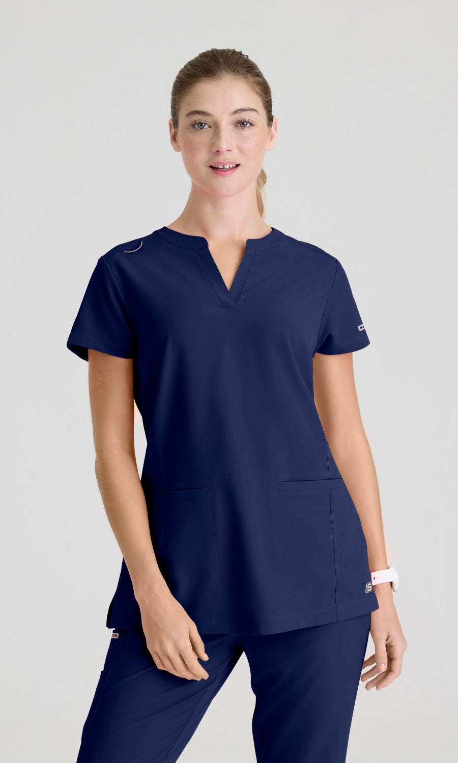 Skechers SKT259 Coast Scrub Top Navy