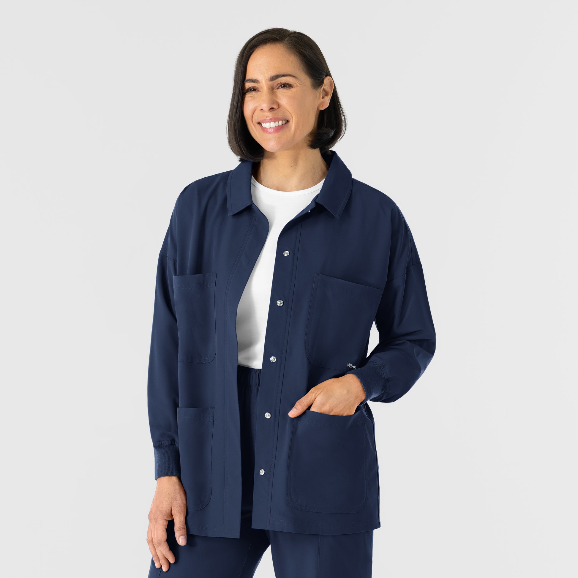 NURTUR 8180 Women’s Scrub Shirt Jacket Navy