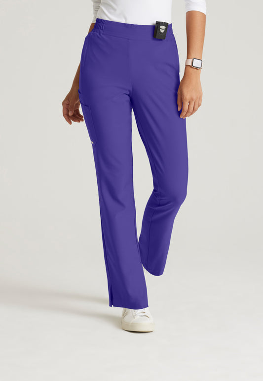 Greys Anatomy Evolve GSSP627 Cosmo Scrub Pants New Grape