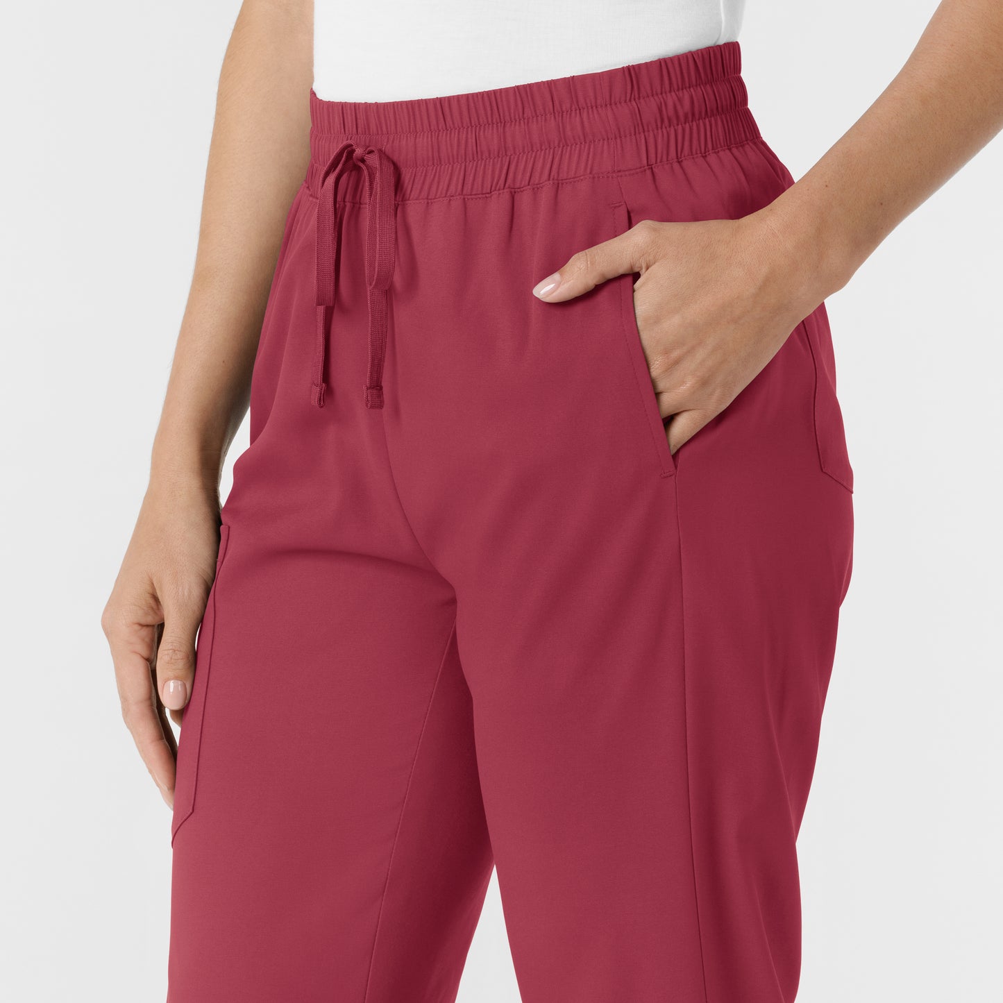 Boundless 5251 Women's Bootcut Scrub Pants Ruby