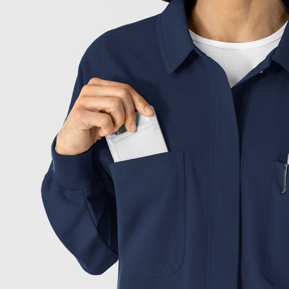 NURTUR 8180 Women’s Scrub Shirt Jacket Navy