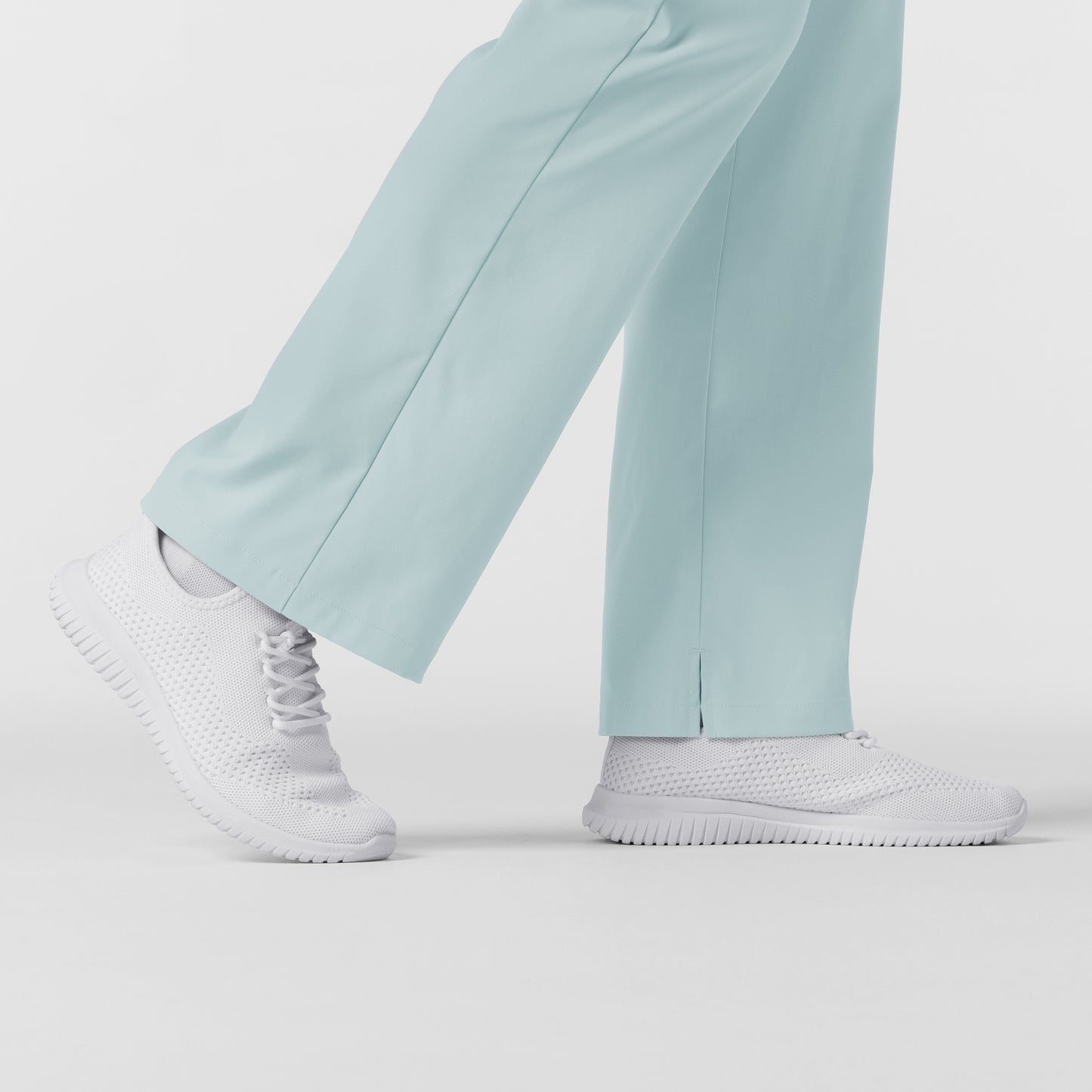 Boundless 5251 Bootcut Scrub Pants Sky Blue Model Image Alternate | Wink