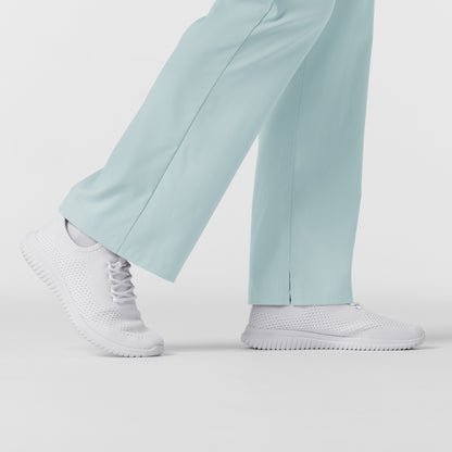 Boundless 5251 Bootcut Scrub Pants Sky Blue Model Image Alternate | Wink