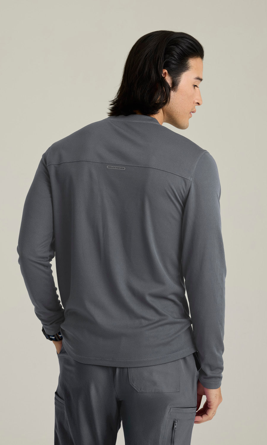Skechers SKK806 David Underscrub Pewter - back
