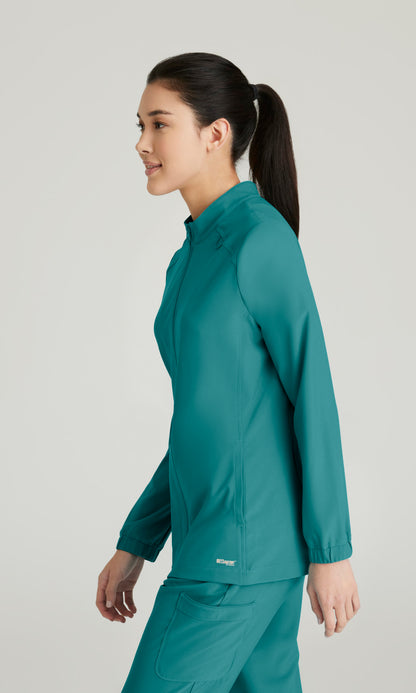 Grey's Anatomy Evolve GSSW886 Virtue Scrub Jacket Teal