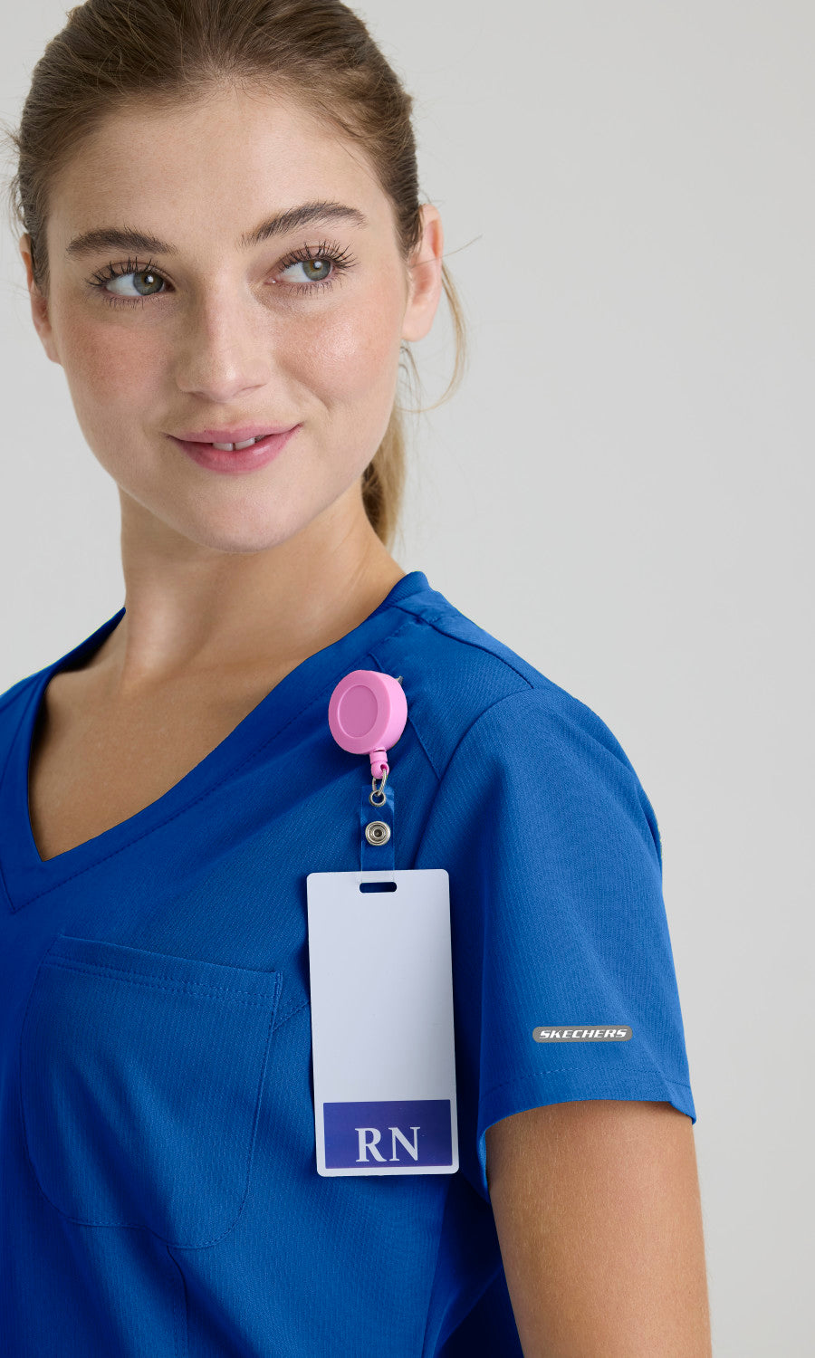Skechers SKT147 Dignity Scrub Top New Royal