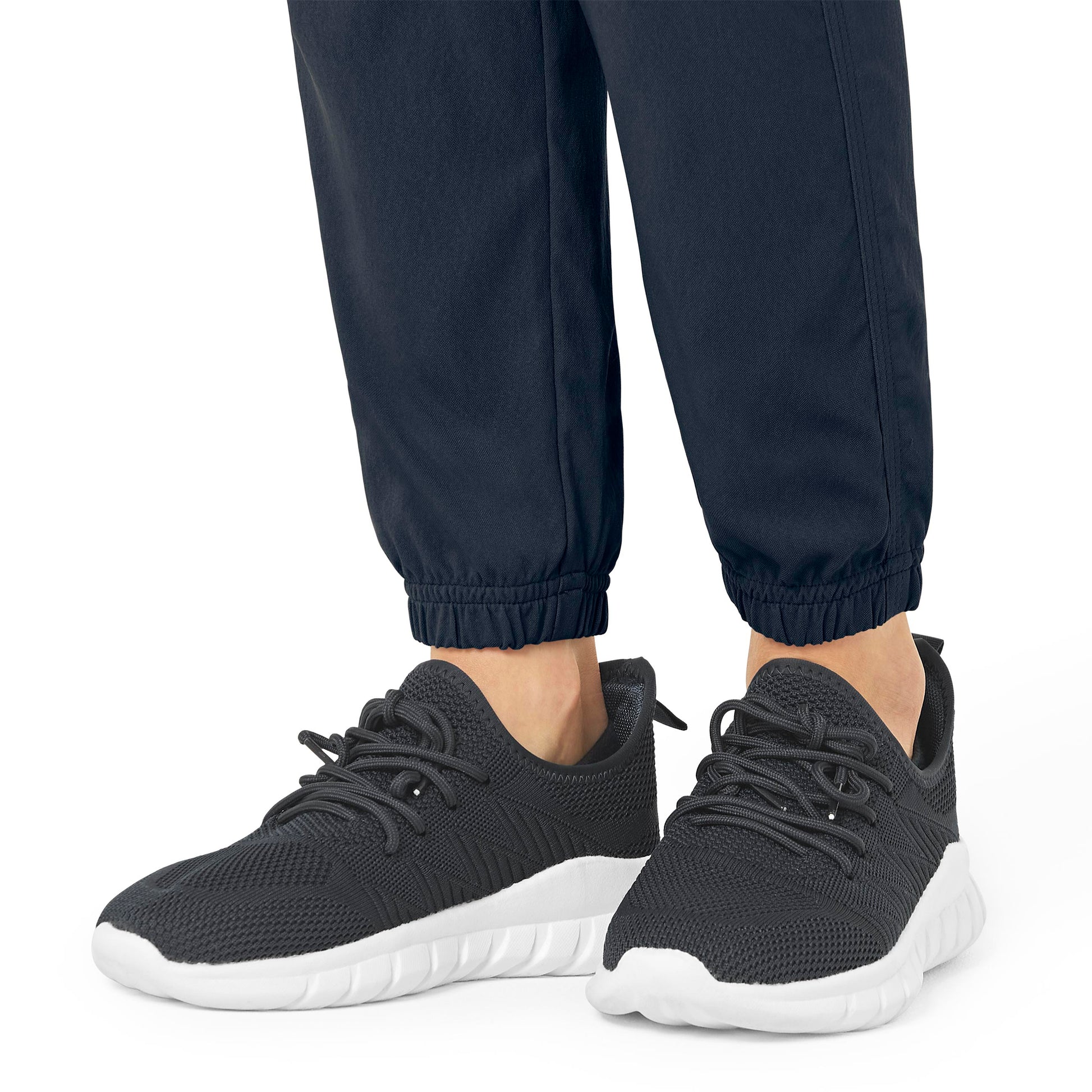 Rugged Flex Peak C52137 Cargo Jogger Scrub Pants Navy Model Image Alternate | Carhartt