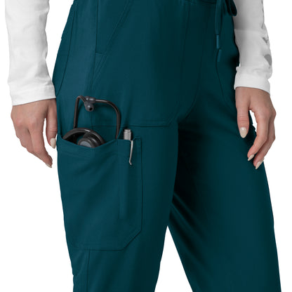 Force Cross-Flex C53110 Cargo Jogger Scrub Pants Caribbean Model Image Alternate | Carhartt