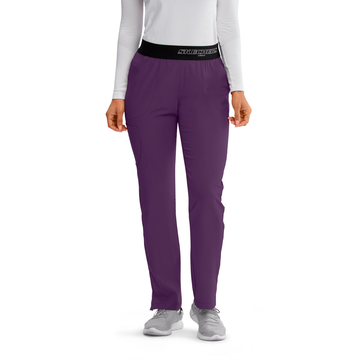 Skechers SK202 Breeze Scrub Pants Eggplant