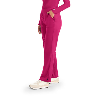 ProFlex LB405 Women's Cargo Scrub Pants Bright Rose Image