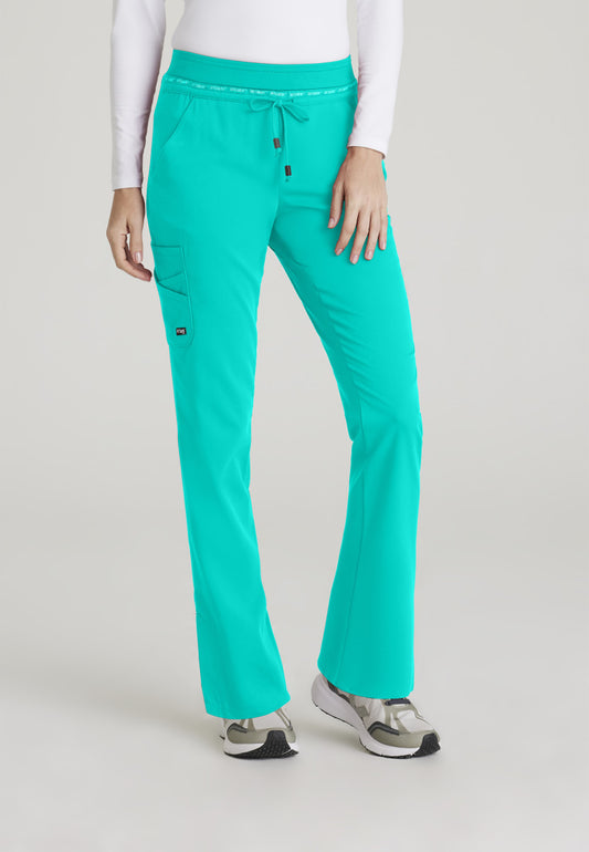 Greys Anatomy Stretch GRSP526 Serena Scrub Pants Alpine Aqua